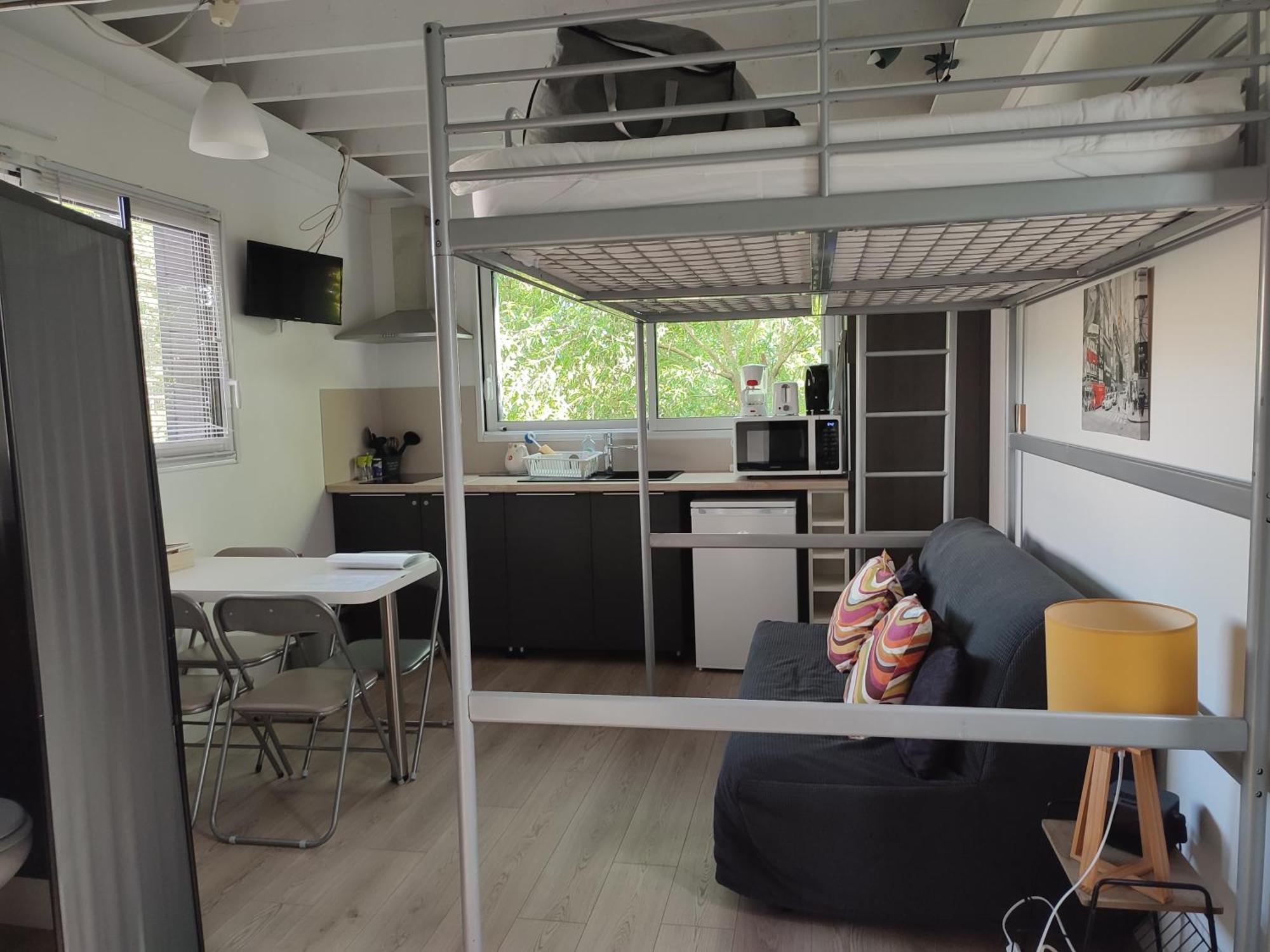 Chavagnes-en-Paillers Studio Meuble 1 Piece Entierement Equipe Sans Cloisons Separatives מראה חיצוני תמונה